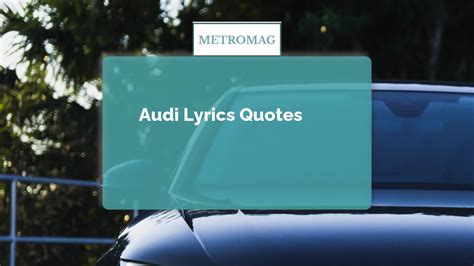 lyrics 20240422 aud|Audi .